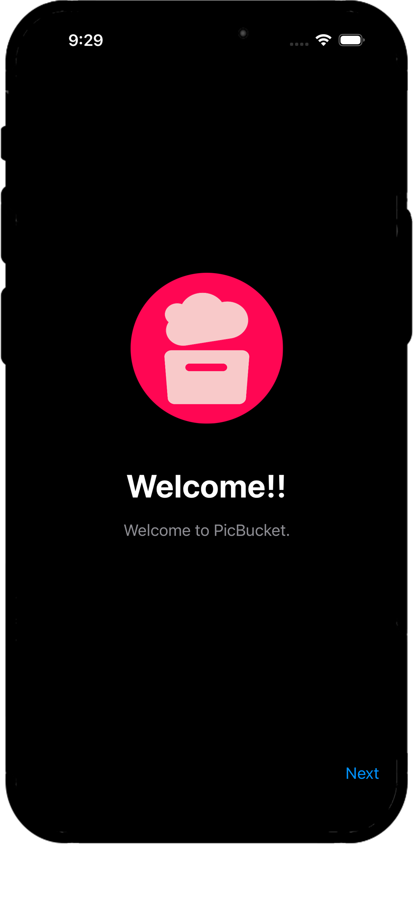 Welcome Screen